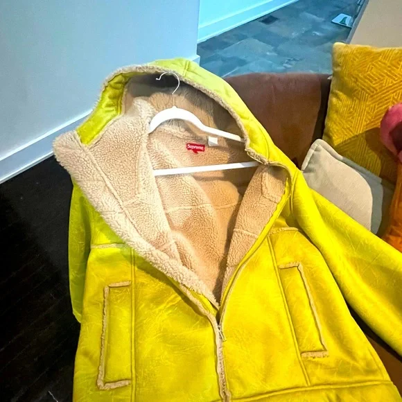 Supreme | Jackets & Coats | Supreme Faux Shearling Hooded Jacket